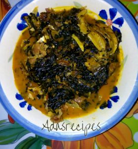 bitter leaf soup(ofe onugbu)