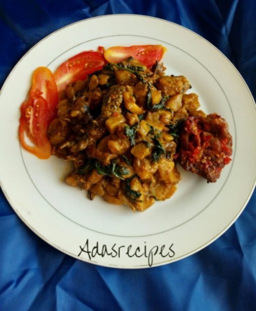 unripe plantain porridge