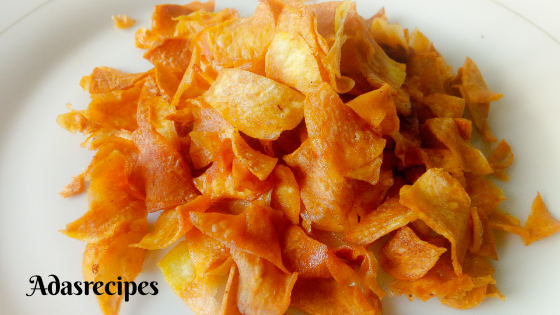 sweet potato chips recipe