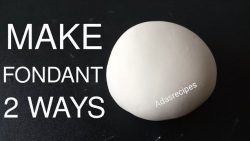 2 Ways Fondant Icing
