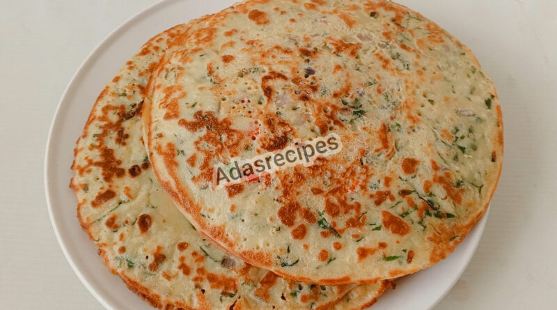 Pancakes with Pepper and Onions