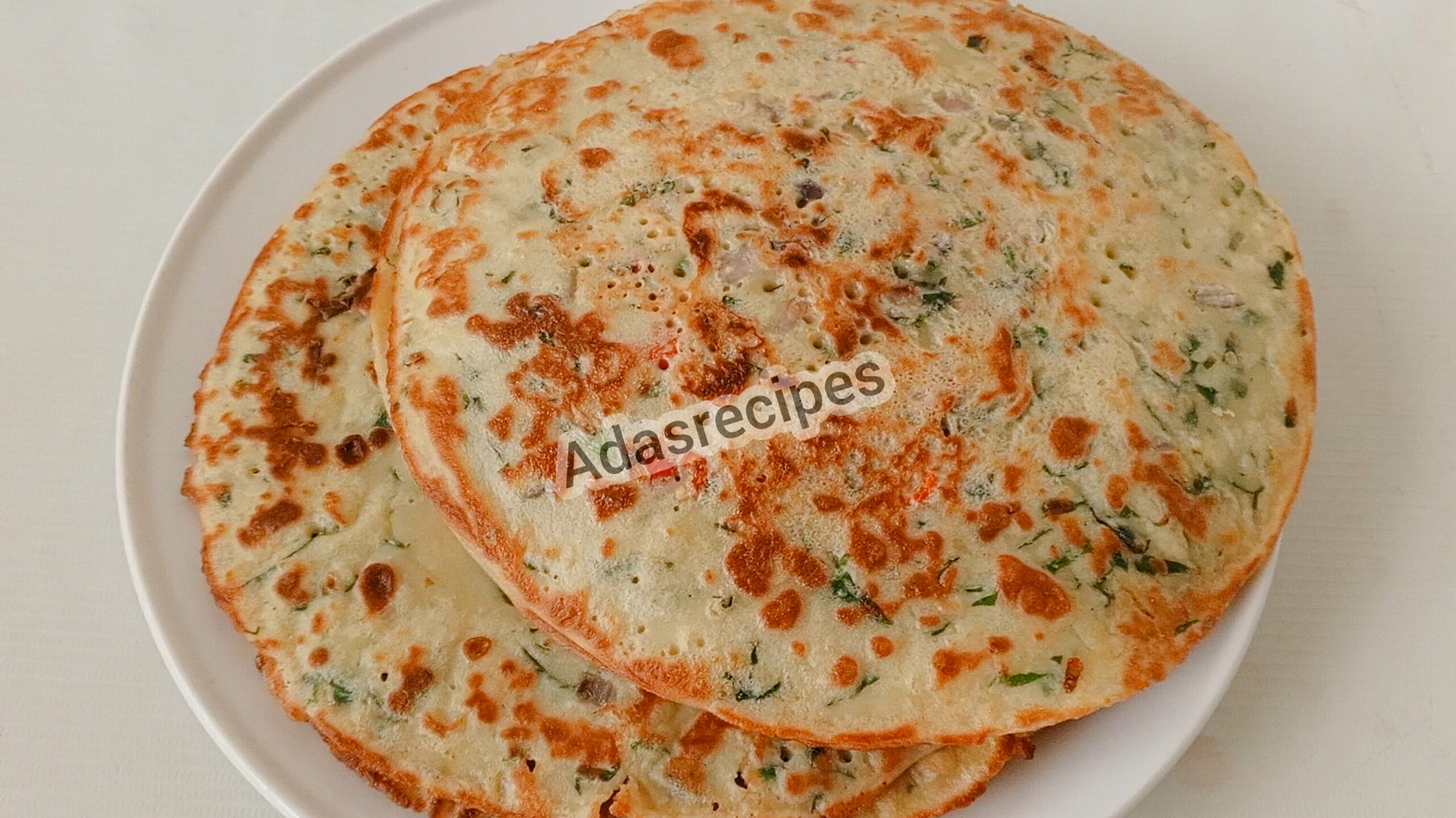Pancakes with Pepper and Onions 