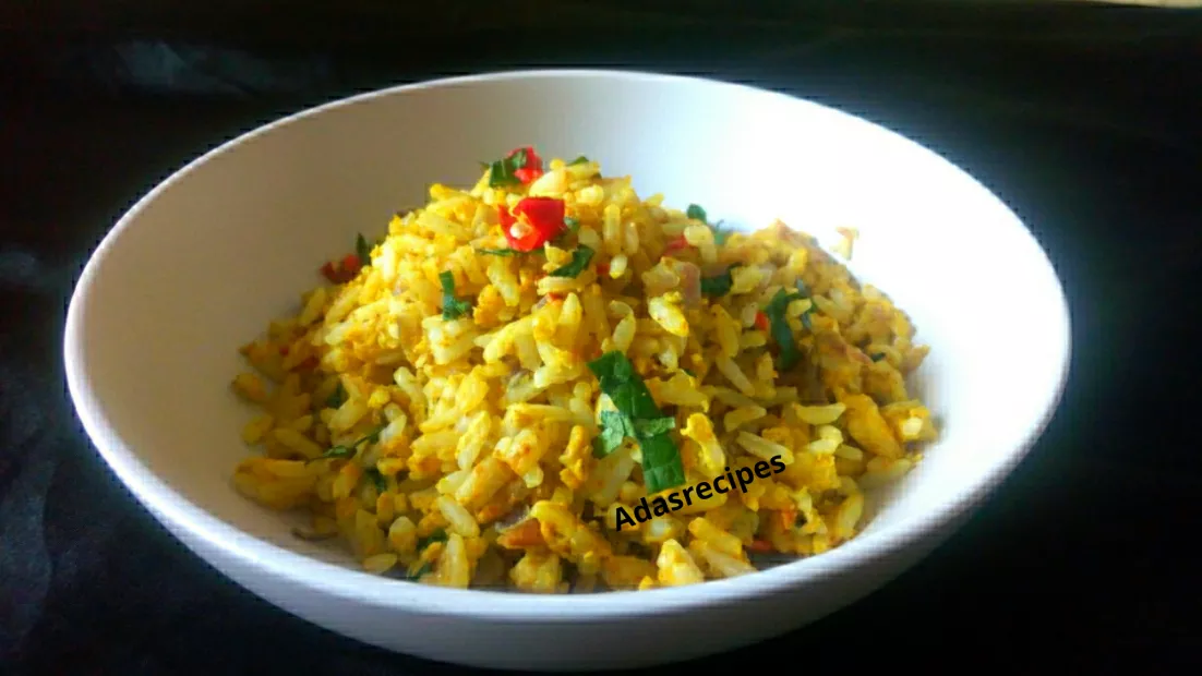 Nigerian egg fried rice